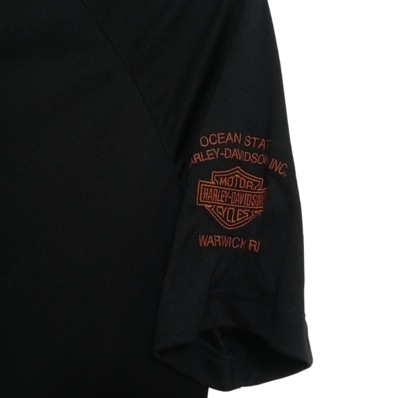 Harley Davidson Motorcycles Embroidered Logo Polo Shirt Performance - Picture 5 of 6